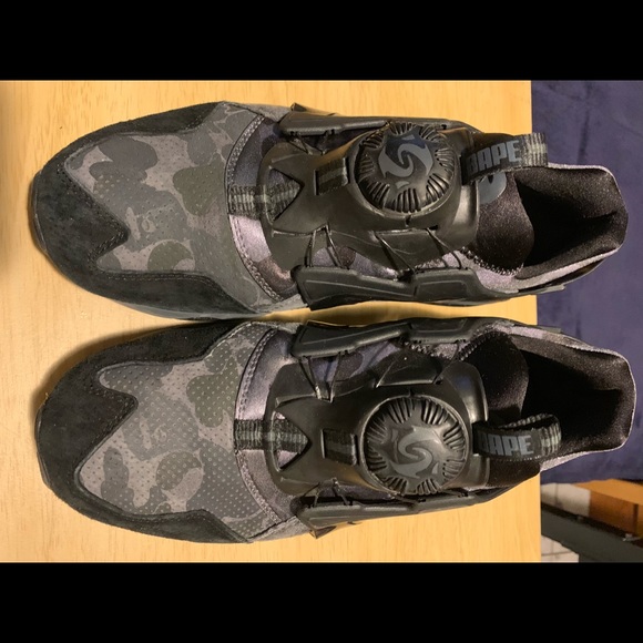 Puma X Bape Disc Blaze Camo Black - Picture 4 of 8